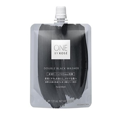 ONE BY KOSE(ワンバイコーセー) ダブル ブラック ウォッシャー 洗顔料